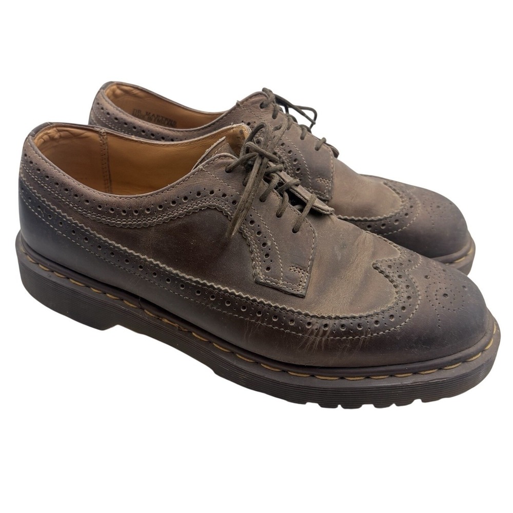 VTG 90s Y2K Doc Martens Made In England Wingtip Brogue Oxford 3989/59 Size 10